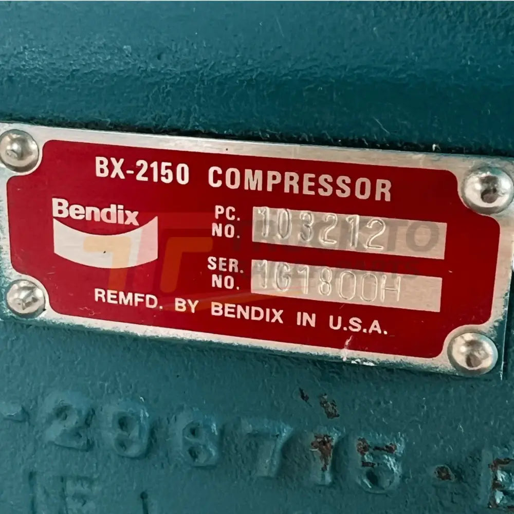 BX103212X Genuine Bendix Air Compressor BX-2150 - Truck To Trailer