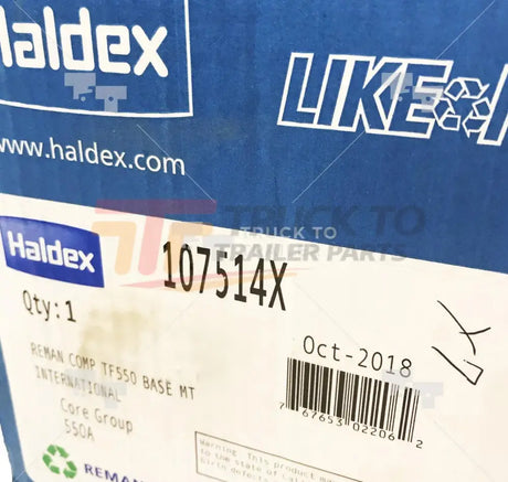 107514X Genuine Haldex Air Compressor Tf550 4 Hole Base Mount For International - Truck To Trailer