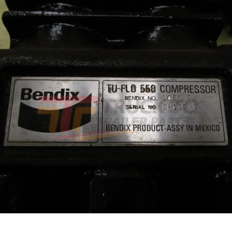 109653X Genuine Bendix Air Compressor TF-550 - Truck To Trailer