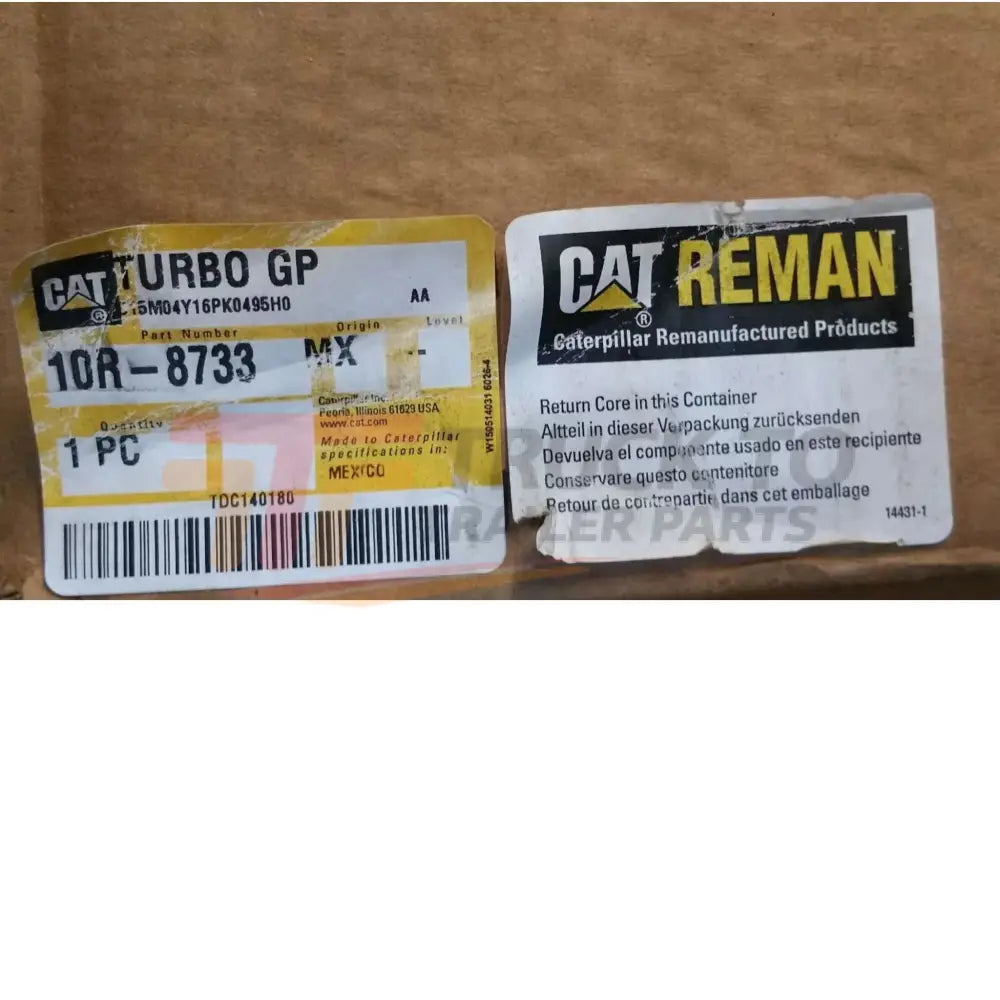 10R-8733 Caterpillar Turbocharger - Truck To Trailer