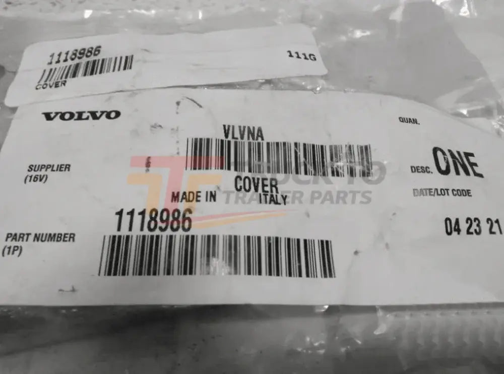 1118986 Genuine Volvo Cover - Truck To Trailer
