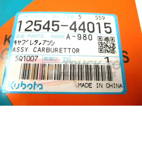 12545-44015 Kubota Carburetor - Truck To Trailer