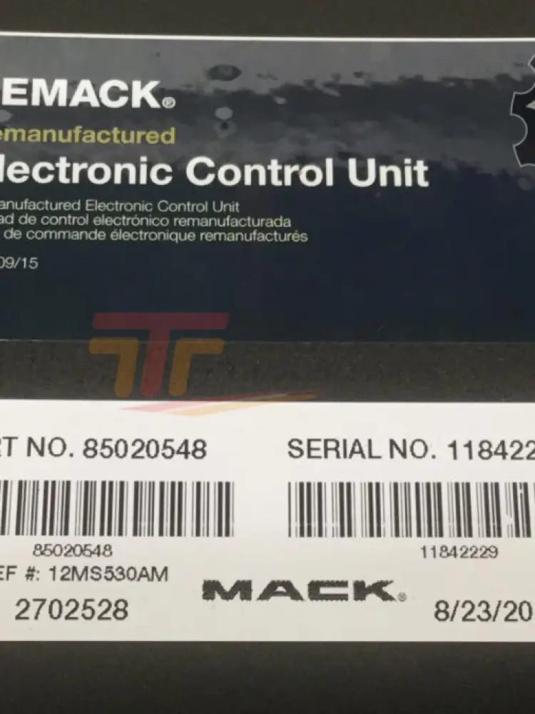 12Ms530Am Genuine Mack Electronic Control Unit - volvomack