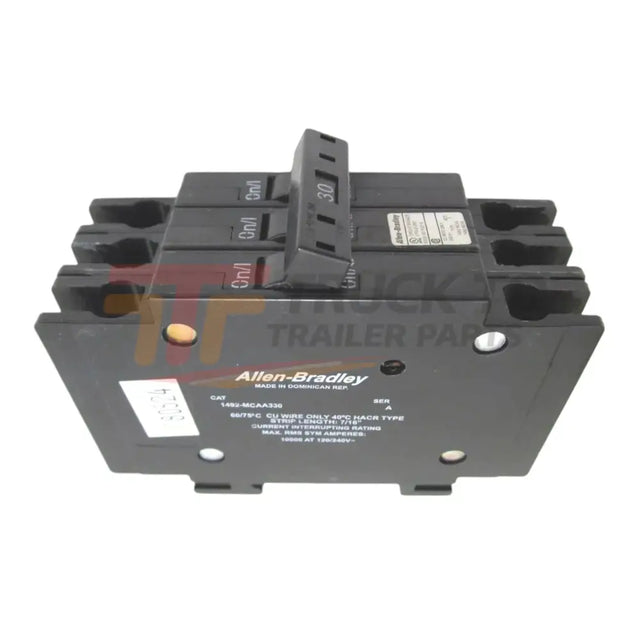 1492-MCAA330 Allen Bradley Industrial Circuit Breaker 3 Pole 30 Amp - Truck To Trailer