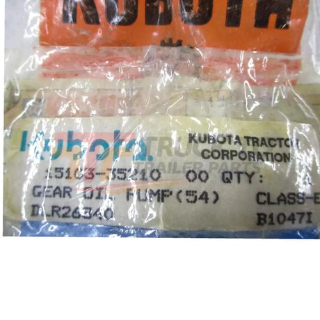 15103-35210 Kubota Oil Pump Gear - Truck To Trailer