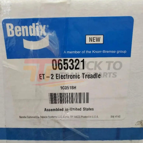 1606068 Genuine Bendix ET-2 Electronic Treadle - Truck To Trailer