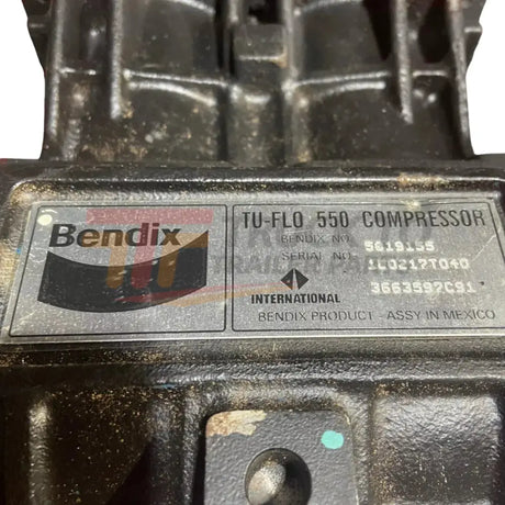 165-179-0025 Genuine International Air Brake Compressor Tf-550 Bw - Truck To Trailer