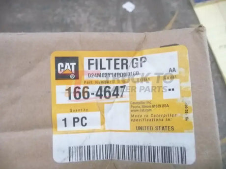166-4647 Caterpillar Hydraulic Filter - Truck To Trailer