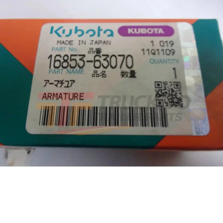 16853-63070 Kubota Armature - Truck To Trailer