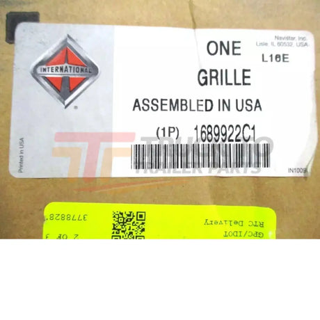 1689922C1 International Grille Assembly Upper - Truck To Trailer