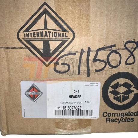 1818377C93 Genuine International Rear Oil Filter Adapter - Truck To Trailer