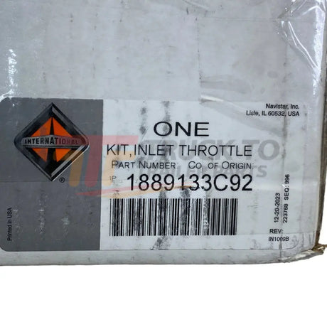 1889133C92 Genuine International Kit Inlet Throttle - Truck To Trailer