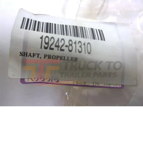19242-81310 Kubota Propeller Shaft - Truck To Trailer