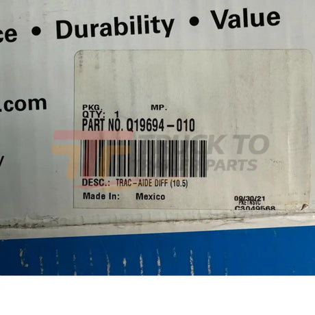 19694-010 Genuine Eaton Slip Posi Differential 10.25" 35 Spline - Truck To Trailer