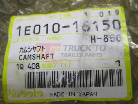 1E010-16150 Kubota Camshaft - Truck To Trailer