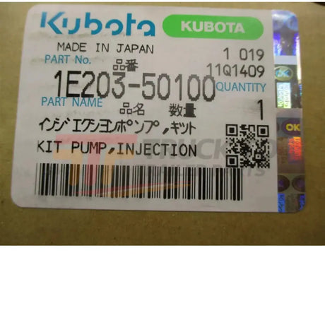 1E203-50100 Kubota Fuel Injection Pump V3800-DI-TURBO - Truck To Trailer