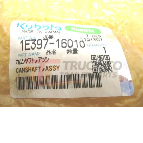 1E397-16010 Kubota Camshaft Assembly Z482 - Truck To Trailer