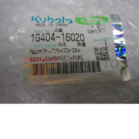 1G404-16020 Kubota Fuel Camshaft Assembly - Truck To Trailer