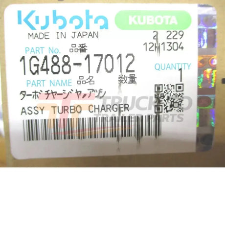 1G488-17012 Kubota Assy Turbo Charger - Truck To Trailer