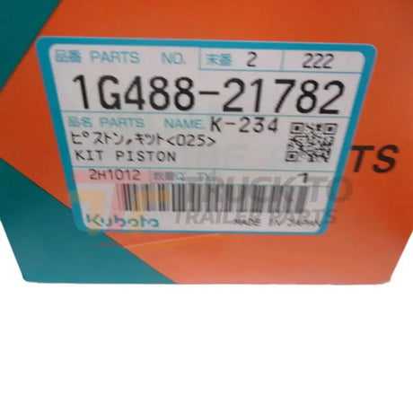 1G488-21782 Kubota Piston - Truck To Trailer