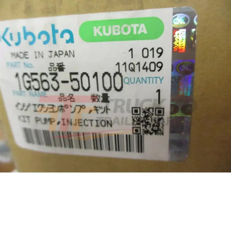 1G563-50100 Kubota Injection Pump Kit V3300 Engine - Truck To Trailer