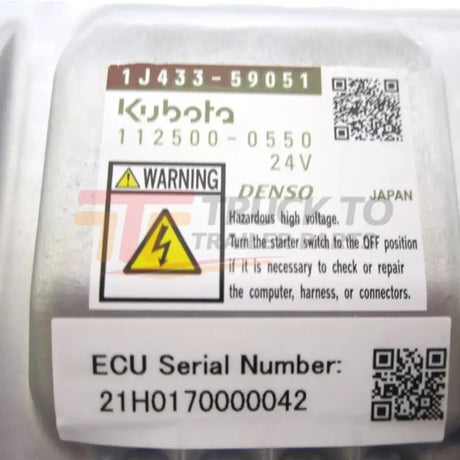 1H017-59090 Kubota ECU SUB Assembly - Truck To Trailer