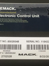 20938264 Genuine Mack Electronic Control Unit