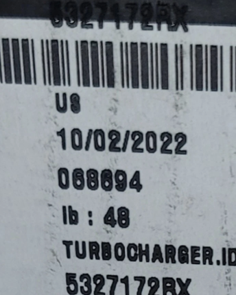 5327157NX Genuine Cummins Turbocharger HE300VG