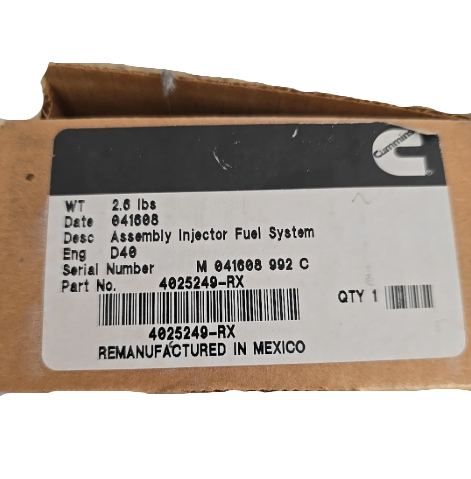 4025249 Genuine Cummins Fuel Injector
