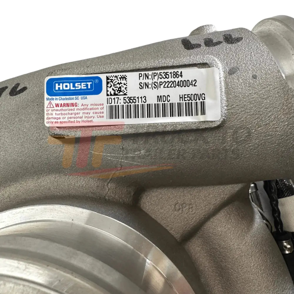 2049933Pex Genuine Paccar Mx 13 Epa 10 Holset Turbocharger With Actuator - Truck To Trailer
