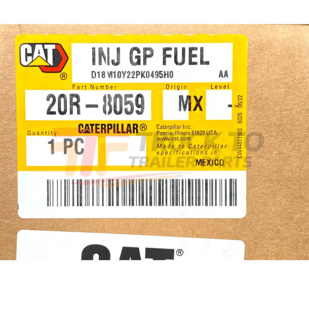 20R-8059 Genuine Caterpillar Fuel Injector - Truck To Trailer