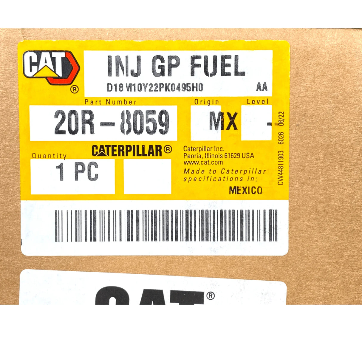 20R-8059 Genuine Caterpillar Fuel Injector - Truck To Trailer