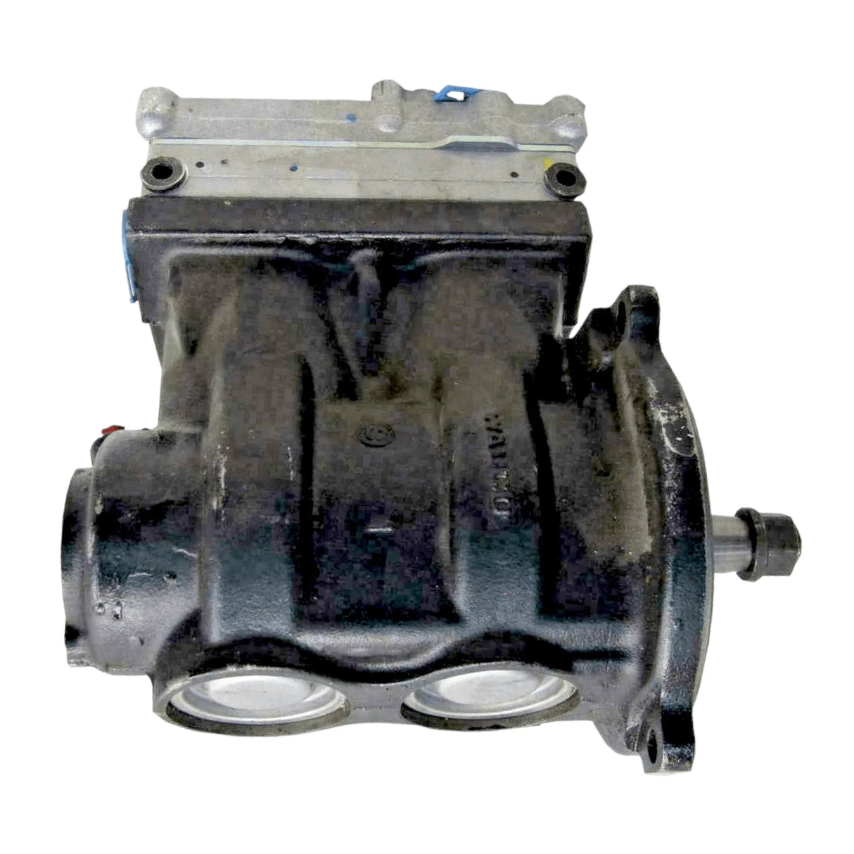22062021 Oem Mack Twin Cylinder 636Cc Air Compressor Flange Mounted - Truck To Trailer