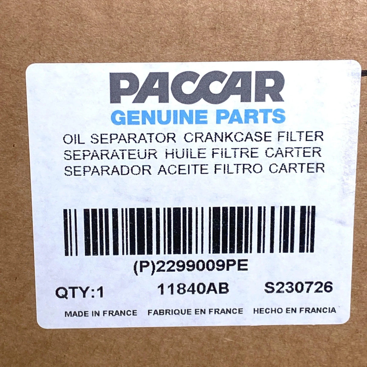 2299009Pe Genuine Paccar Mx13 Ccv Ocv Crankcase Breather Ventilation Module - Truck To Trailer