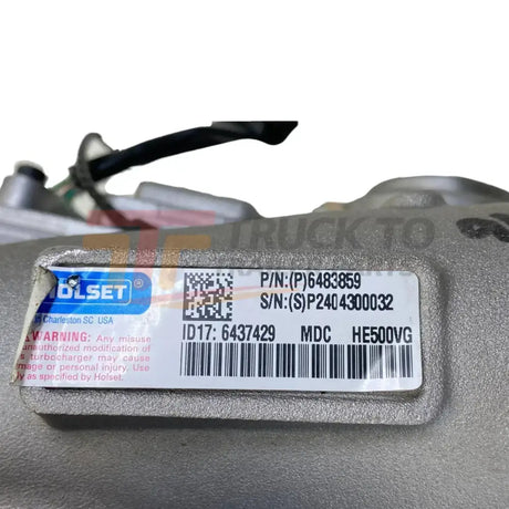 6437431 Genuine Paccar Turbocharger - W/Actuator - Epa17 - Truck To Trailer
