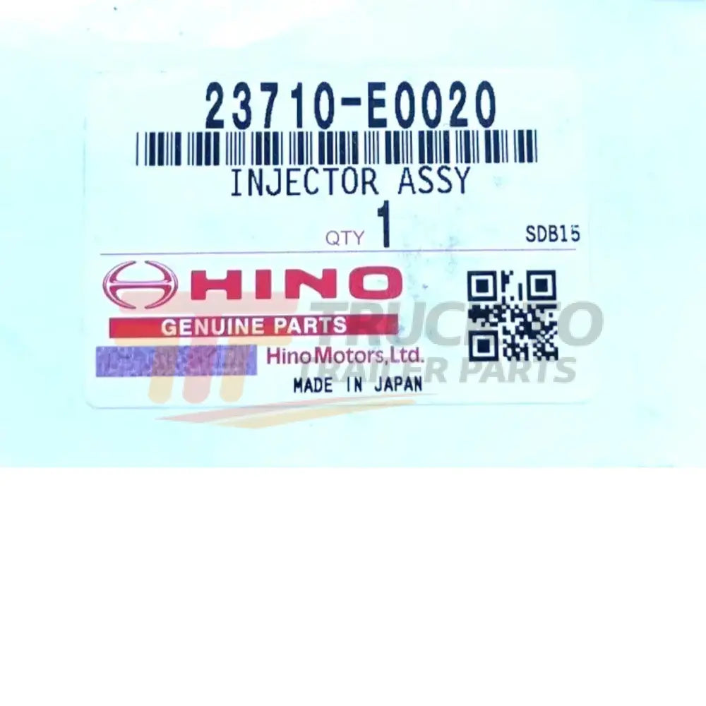 23710-E0020 Genuine Hino Injector Assembly - Truck To Trailer