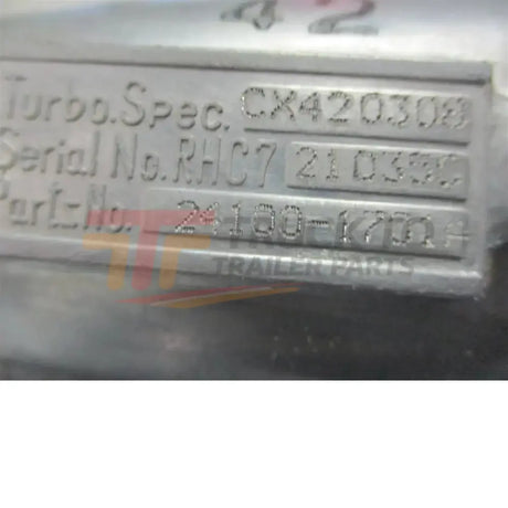 24100-1701 Hino Turbo Earth Moving - Truck To Trailer