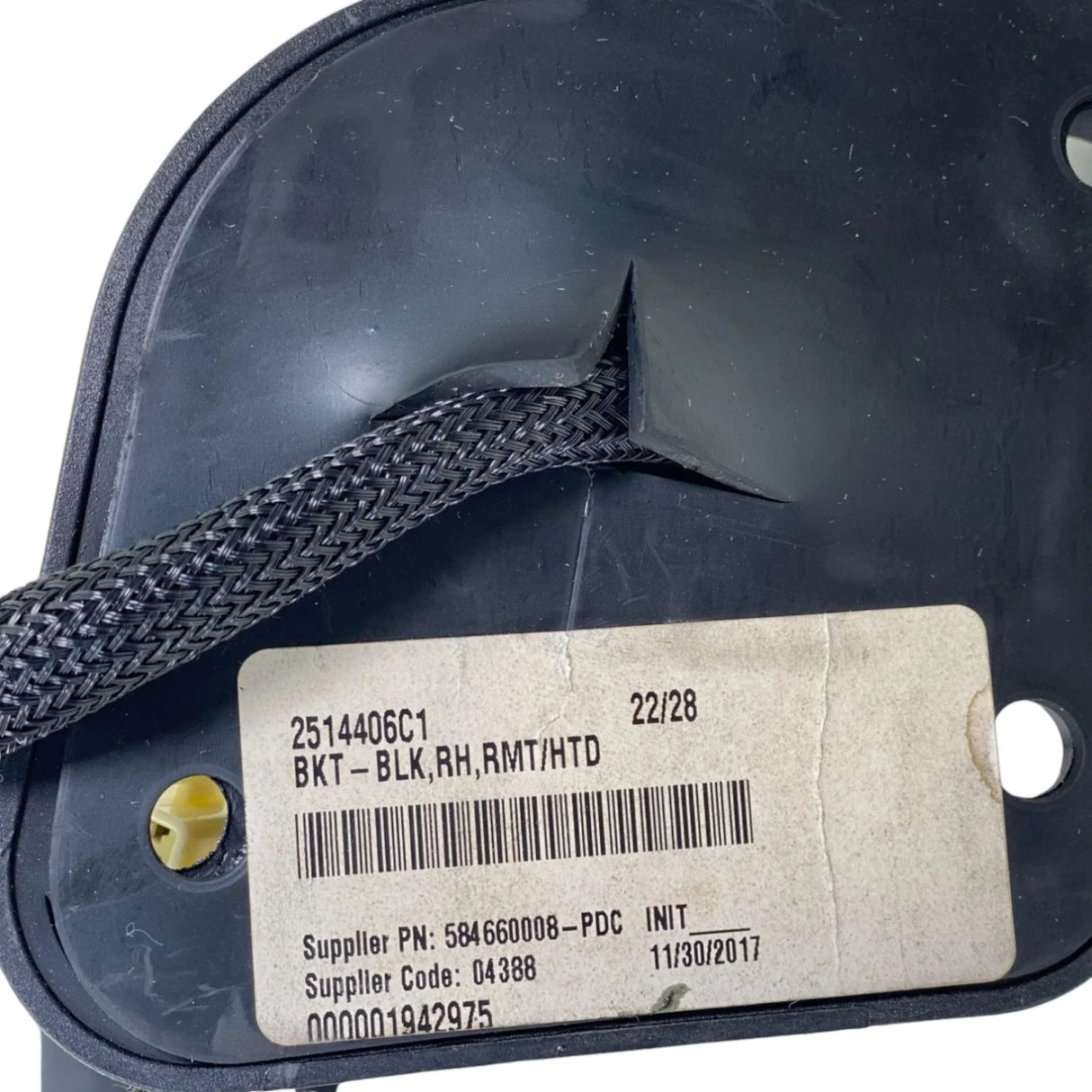 V584660008 Genuine International Right Side Mirror Bracket - Truck To Trailer