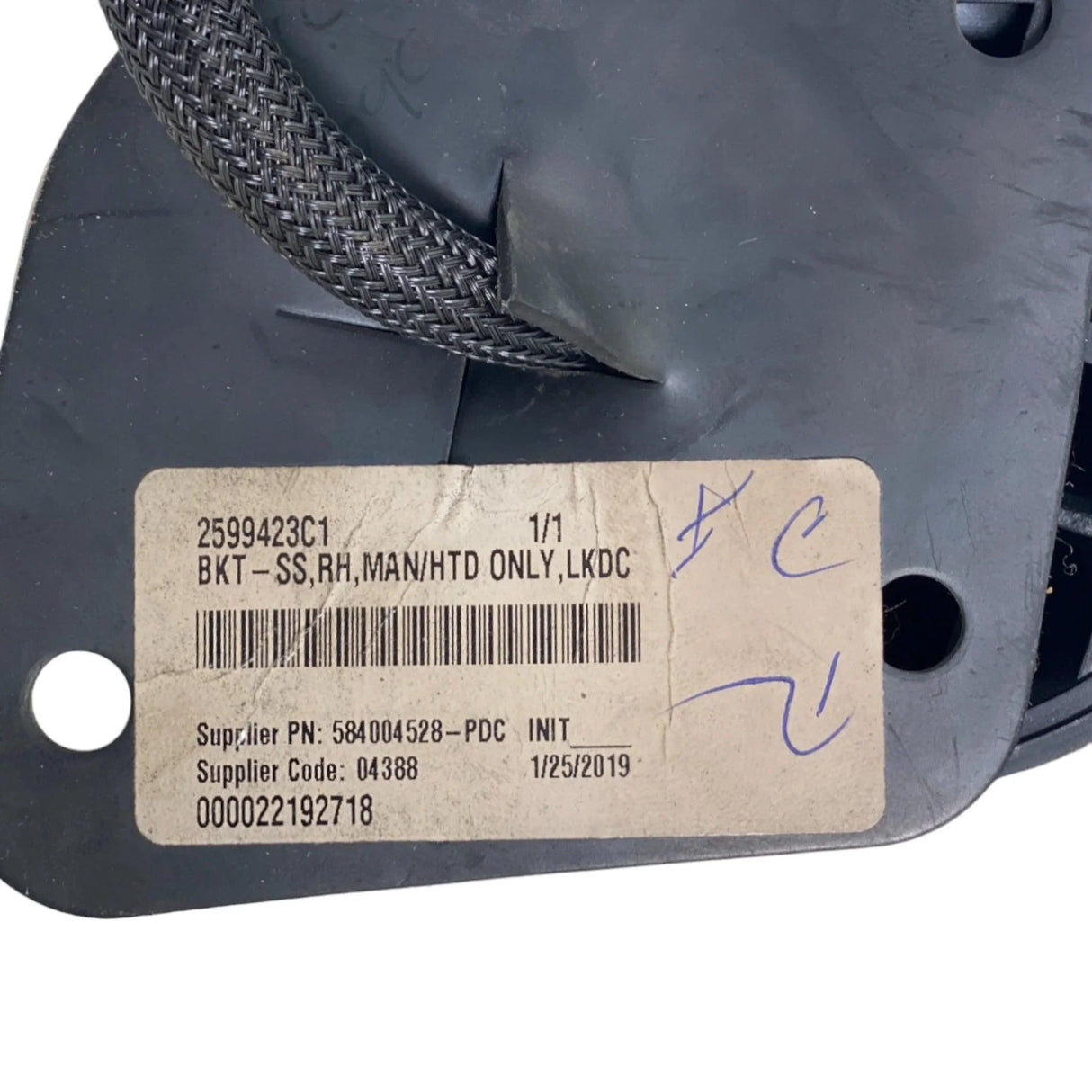 V584004528 Genuine International Right Side Mirror Bracket - Truck To Trailer