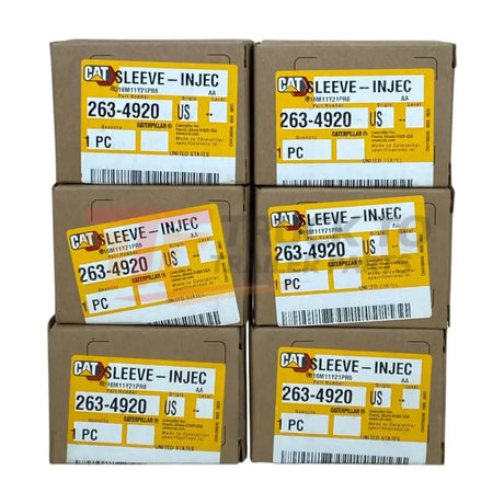 263-4920 Genuine Caterpillar Sleeve Injector Set Of 6 - Truck To Trailer
