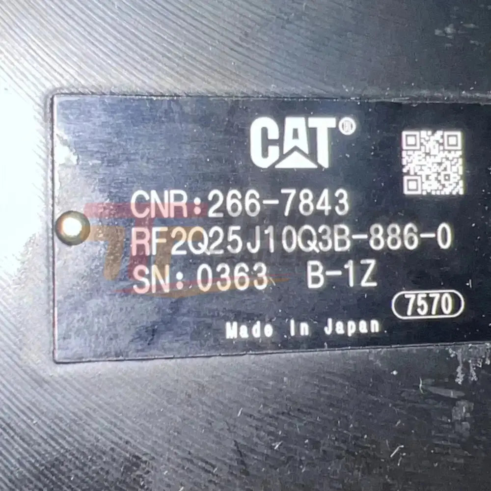 266-7843 Caterpillar Counterbalance Travel Valve - Truck To Trailer