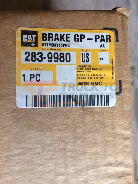 283-9980 Caterpillar Parking Brake Group - Truck To Trailer