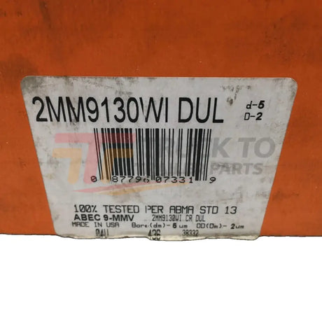 2MM9130WI-DUL Genuine Timken Angular Contact Bearings - Truck To Trailer