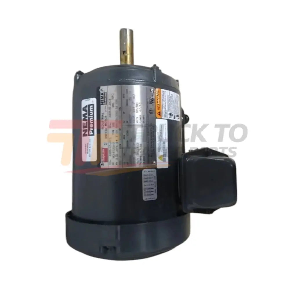 2NKY3A Dayton General Purpose Motor 2 HP 1750 RPM 230/460VAC 3-Phase - Truck To Trailer