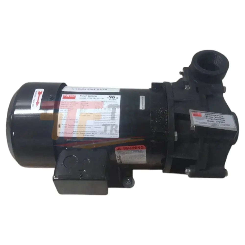 2YEV8A Dayton Head Centrifugal Pump 3/4 HP 208-230/460VAC 72 Ft Max - Truck To Trailer