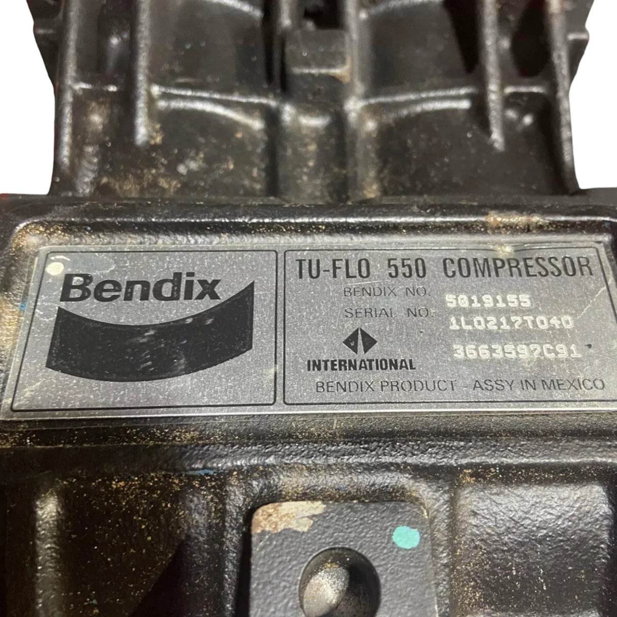 165-179-0025 Genuine International Air Brake Compressor Tf-550 Bw - Truck To Trailer