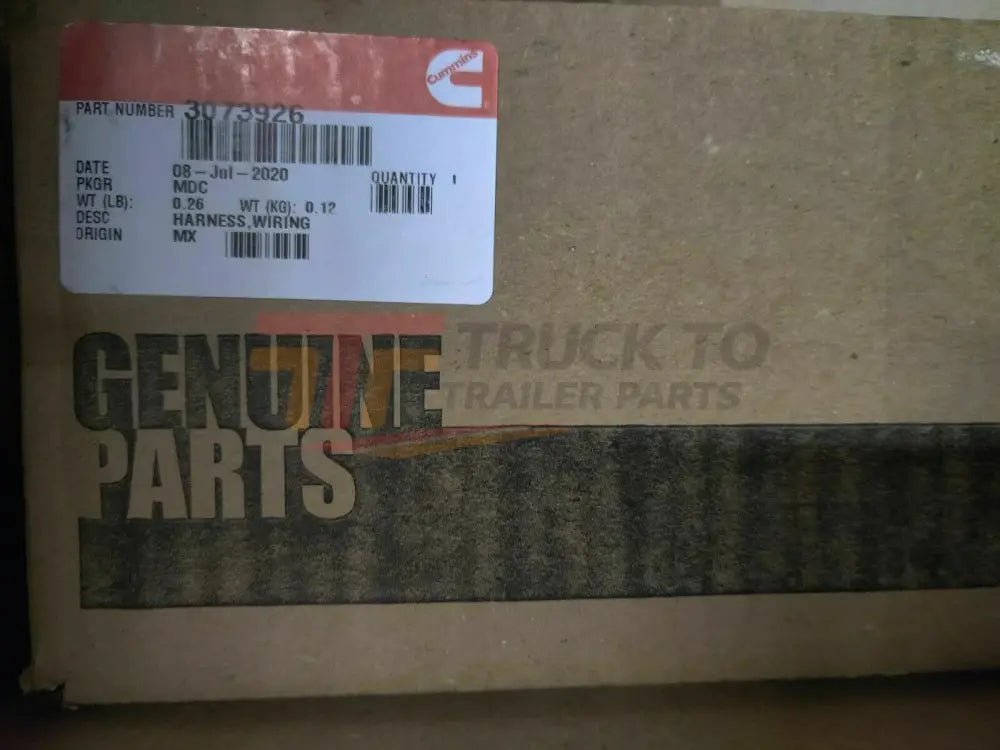 3073926 Oem Cummins Harness Wi Ring For Cummins L10 Or M11 - Truck To Trailer