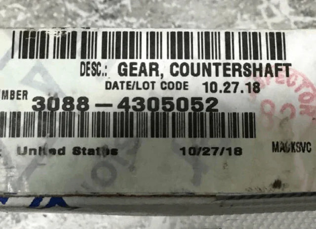 3088-4305052 Genuine Volvo Gear Countershaft - Truck To Trailer