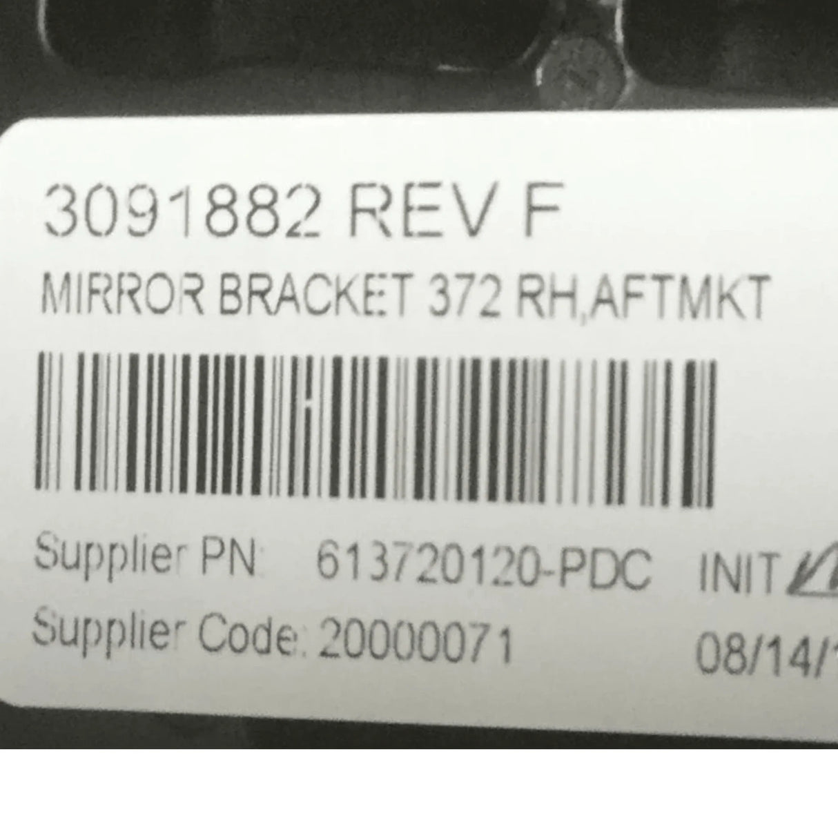 3091882 Genuine Volvo Mirror Brace - Truck To Trailer