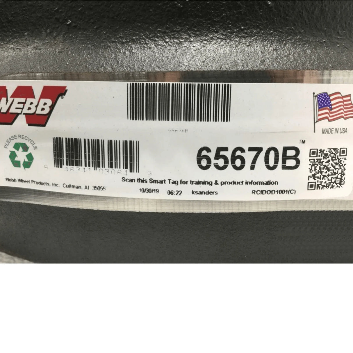 3095530 Genuine Volvo Brake Drum - Truck To Trailer